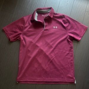 Under Armour Men's Polo Shirt - Burgundy